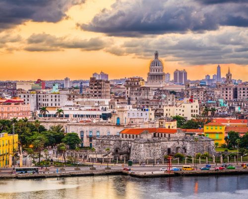 Havana, Cuba downtown skyline.